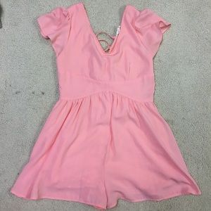 LA Hearts peach pink romper